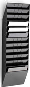 Folderrek Flexibox 6, 6 dispensers, A4, staand of liggend, verschillende hoogtes. Hoogtes