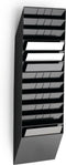 Folderrek Flexibox 6, 6 dispensers, A4, staand of liggend, verschillende hoogtes. Hoogtes