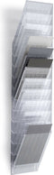 Folderrek Flexibox 6, 6 dispensers, A4, staand of liggend, verschillende hoogtes. Hoogtes