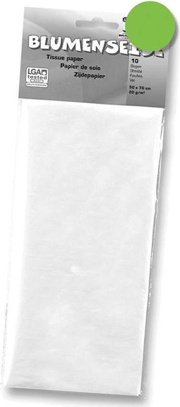 Folia zijdepapier lichtgroen