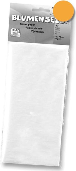 Folia zijdepapier lichtoranje