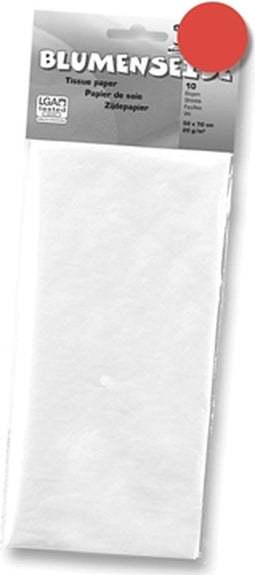 Folia zijdepapier rood