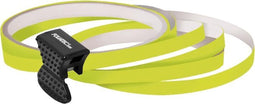 Foliatec PIN Striping voor velgen incl. montage hulpstuk - neon geel - 4 strips 6mmx2,15meter & 1 testrol 6mmx40cm