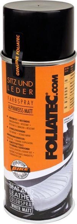 Foliatec Seat & Leather Color Spray - mat wit 1x400ml