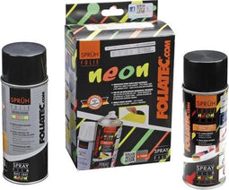 Foliatec Spray Film (Spuitfolie) NEON 2-delige Set - rood 1x400ml + basislaag 1x400ml