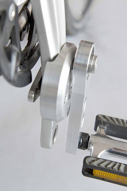 Fom Rom-pedaal Excentrische Crank Rechts Alu. Zilver