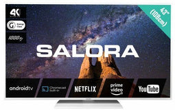 Salora 43 Milkyway - Ultra HD LCD TV - 4K Resolutie - Wit (2021)