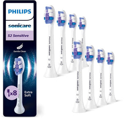 Philips Sonicare S2 - Opzetborstels voor Elektrische Tandenborstel - Gevoelige tanden - Wit