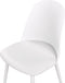 FOMBY - Set van 2 stoelen - Wit - Synthetisch materiaal