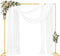 Fomcet 8FT x 8FT Achtergrondstandaard Heavy Duty met Basis, Goud