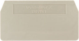 Afsluitplaat Weidmüller ZAP/TW 1 1608740000-50 50 stuk(s)