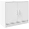 vidaXL - Wastafelkast - 63x29x55 - cm - bewerkt - hout - wit