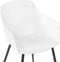 FONDA - Eetkamerstoel - Wit - Plastic