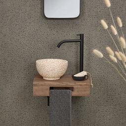 Fonteinplank Differnz Hout 40x25x10cm Bruin Eiken