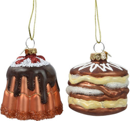 Food glas l6.3b6.3h6.5 cm bruin a2