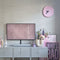 Ronde Klok Babyroze / Round Clock Babypink - Design klok Werkwaardig