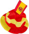 Football Hat with Spanish Flag Embellishment