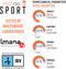 Footgel inlegzolen MultiSport - Sinaasappel geur - Oranje - 43-46