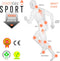 Footgel inlegzolen MultiSport - Sinaasappel geur - Oranje - 43-46