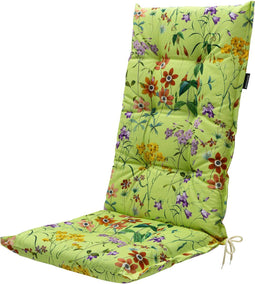 Madison Tuinstoelkussen hoge rug 50x123 cm Milly green outdoor finishing