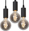 Atmooz - Hanglamp Hanoi - Industrieel - Woonkamer / Slaapkamer / Eetkamer - Plafondlamp - Zwart - Hoogte 58cm - Metaal - Exclusief Lichtbronnen