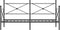 vidaXL - Slaapbank - zonder - matras - 90x190 - cm - staal - zwart