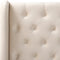 FORBACH - Tweepersoonsbed - Beige - 160 x 200 cm - Fluweel