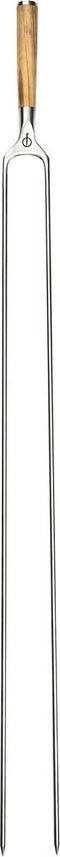 Forged Churrasco Spies 70cm - Vork vorm - Olijfhout