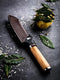 Forged Olive Santokumes 14cm - Olijfhout - In Houten Giftbox
