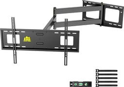 FORGING MOUNT Extra Lange Bereik TV Muurbeugel 109cm - Swivel Tilt Full Motion Articulerende Arm voor 32-80 inch TV's, VESA 600x400mm, 50kg Capaciteit