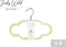 Fornord Kinderhangers Set van 4 - Geel
