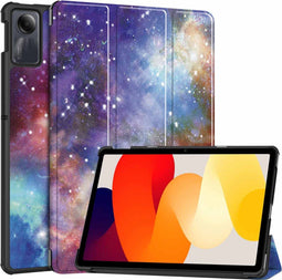 imoshion Tablet Hoes - Geschikt voor Xiaomi Redmi Pad SE - Design Trifold Bookcase - Space