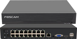 Foscam FNA216HE - 16-kanaals 8MP - 4K - Netwerk Video Recorder - Zwart