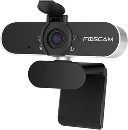 Foscam W21 Webcam - Full HD - Omni directionele microfoon - Mac OS, Linux, Android 5.0, Windows 7 - Zwart
