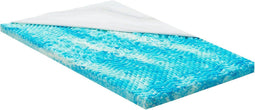 Juskys Topper - Matrastopper 90 x 200 cm - Traagschuim H2/H3 - Wit