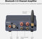 Fosi Audio BT20A Pro - Verbeterde Home Audio Stereo Versterker - Bluetooth 5.0 - Home Audio