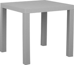 FOSSANO S - Tuinset voor 4 - Lichtgrijs - Synthetisch materiaal