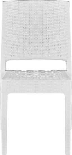 FOSSANO - Tuinset voor 6 - Wit - Synthetisch materiaal