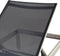 FOSSATO - Strandstoel - Zwart - Aluminium