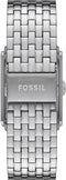 Fossil CARRAWAY FS6008 Heren Horloge 30 mm - Zilverkleurig