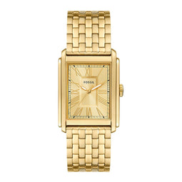 Fossil CARRAWAY FS6009 Heren Horloge 30 mm - Goudkleurig