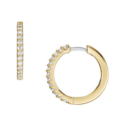 Fossil Dames Oorbellen Koper - Goudkleurig