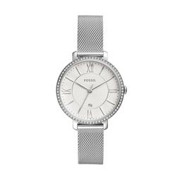 Fossil Jacqueline ES4627 Dameshorloge 36 mm - Zilverkleurig