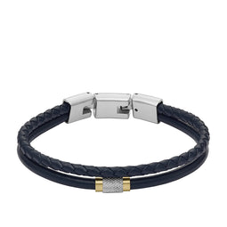 Fossil JF04703998 Heren Armband - Blauw