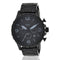 Fossil Nate JR1401 Herenhorloge 50 mm - Zwart