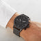 Fossil Nate JR1401 Herenhorloge 50 mm - Zwart