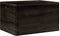vidaXL - Houten - kist - met - handvatten - 40x30x23 - cm - massief - grenenhout - zwart