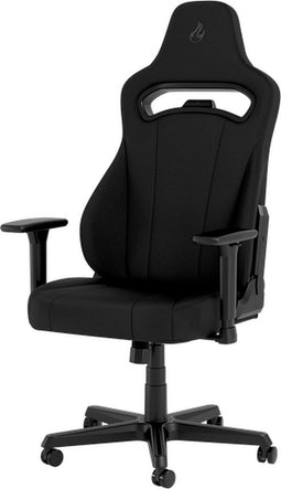 Fotel Nitro Concepts E250 Stealth Black Biurowy do 120kg Tkanina Czarny
