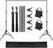 foto-achtergrondstandaard 2 x 3 m fotostudio verstelbare achtergrondsysteem achtergrondstandaard met 4 achtergrondclips, 2 zandzakken voor fotostudio portret productfotografie, feest, bruiloft