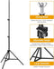 foto-achtergrondstandaard 2 x 3 m fotostudio verstelbare achtergrondsysteem achtergrondstandaard met 4 achtergrondclips, 2 zandzakken voor fotostudio portret productfotografie, feest, bruiloft